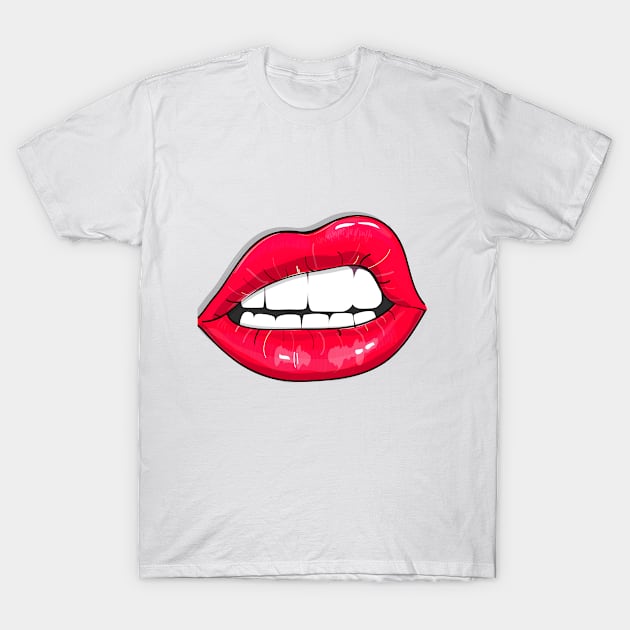 Dope lips T-Shirt by Milatoo